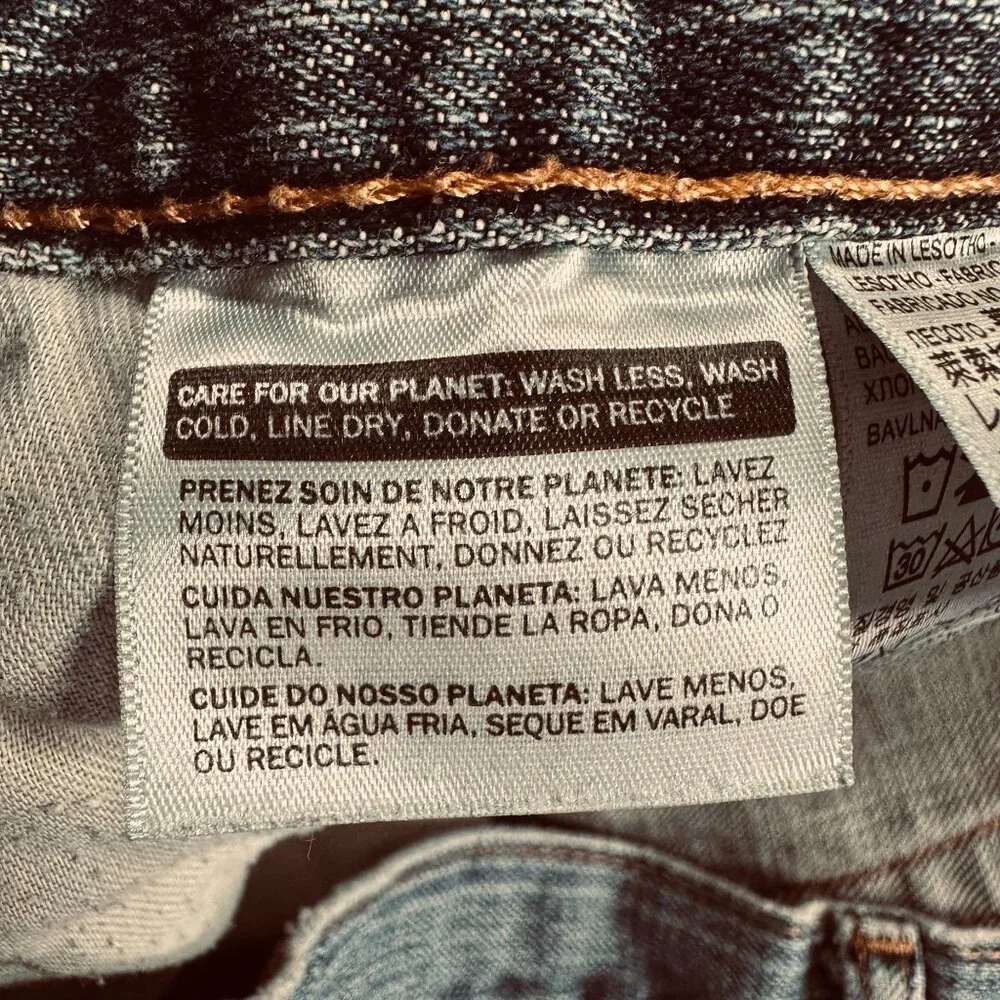 Levi’s 505 Jeans Men W36 L30 Blue Denim Regular Fit Vintage‎ Wear